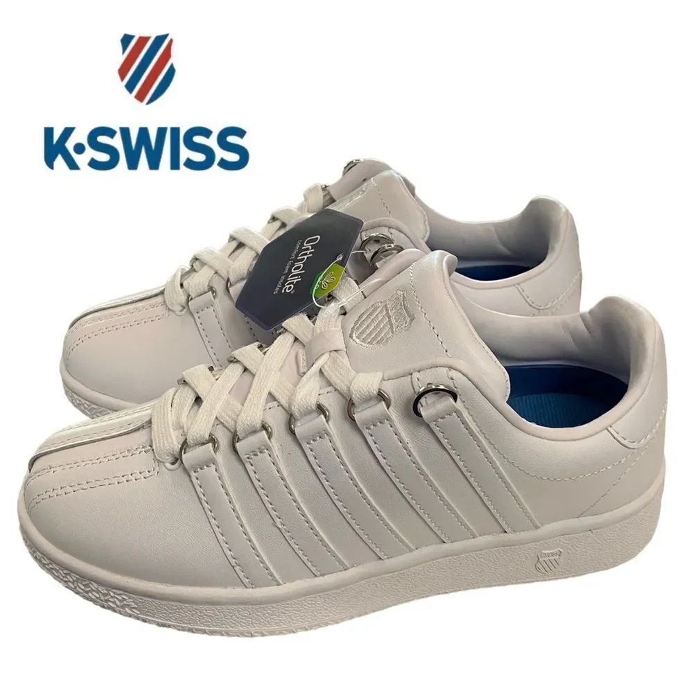 K-Swiss Women's Classic VN White Sneakers NEW  5 6 7 7.5 8 9